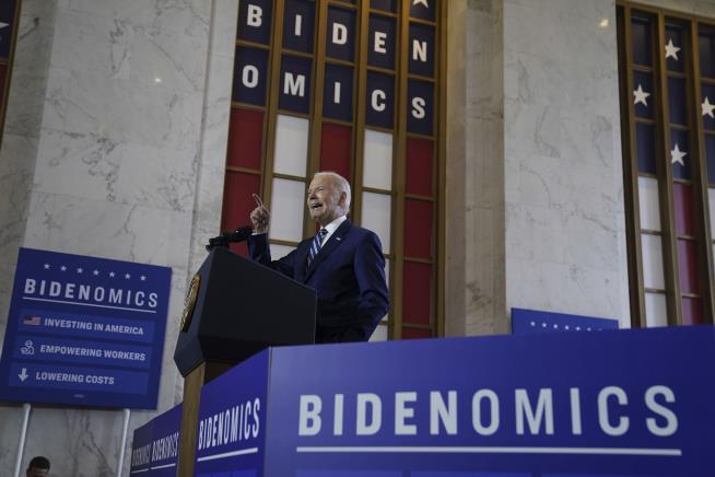 Biden: Future Is 'Bidenomics,' Not Trickle-Down
