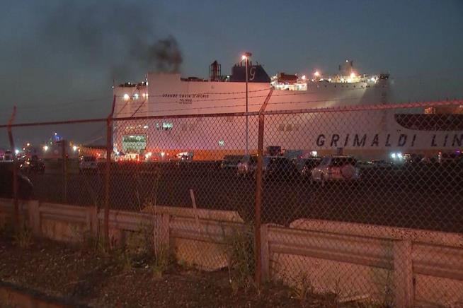 Fire on Cargo Ship Carrying 1K Vehicles Kills 2 Firefighters