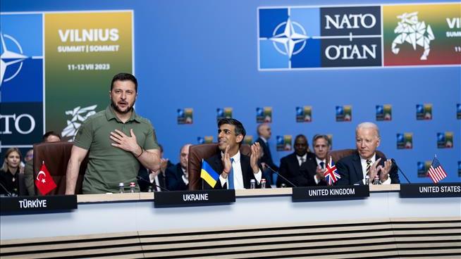 As NATO Summit Wraps Up, Zelensky Takes a Softer Tone