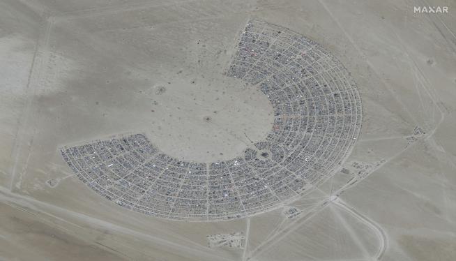 Burning Man Is Soaking Man This Year