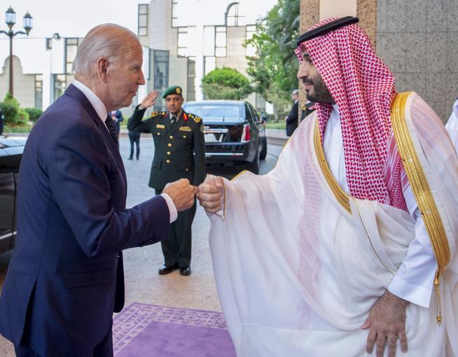 No Fist Bump This Time: Biden and MBS Shake on It
