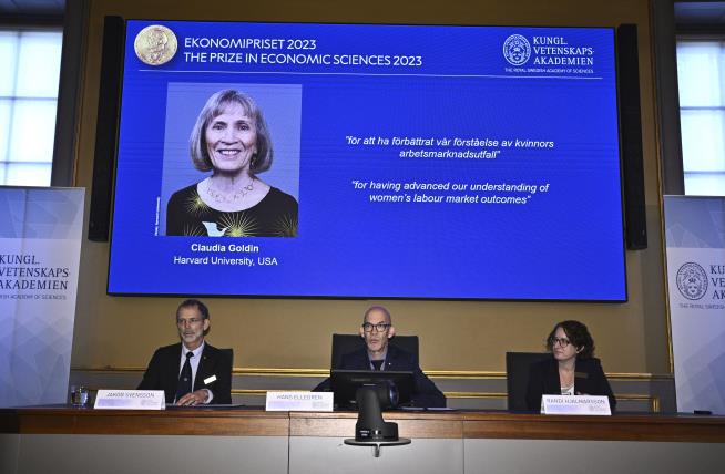 Harvard Prof Is Third Woman to Win Economics Nobel