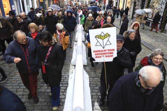 Brussels, Berlin Rallies Protest Growing Antisemitism