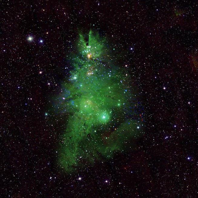 NASA Unveils New Image of 'Christmas Tree Cluster'