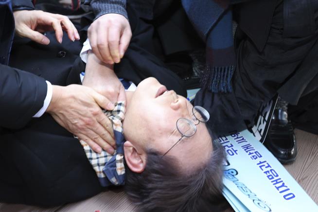 South Korea Opposition Leader Stabbed