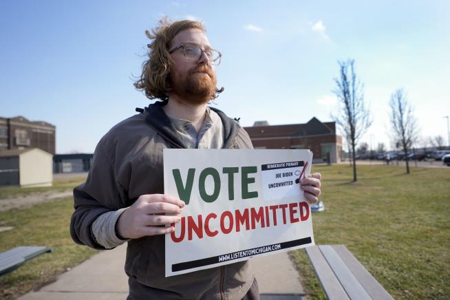 'Uncommitted' Vote May Be a Factor in 7 States