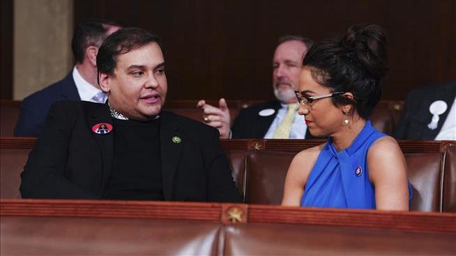 George Santos Shows Up for State of the Union