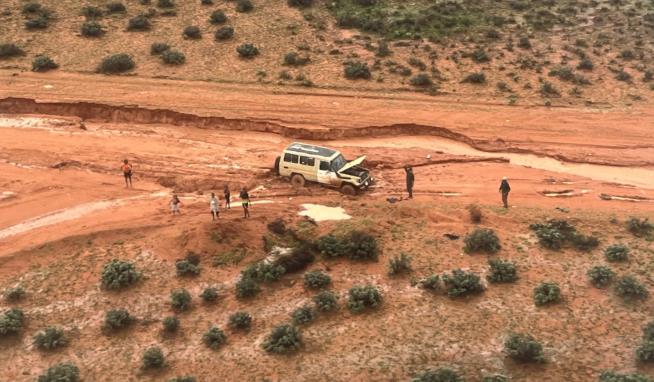 On 4th Day, a Break for Family Stuck in Flooded Outback