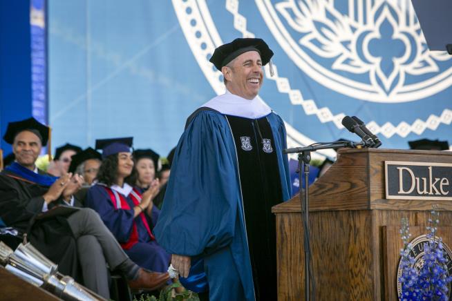 Seinfeld Speech Leads to Walkout at Duke Commencement