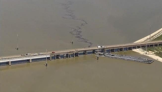 Barge Slams Into Texas Bridge