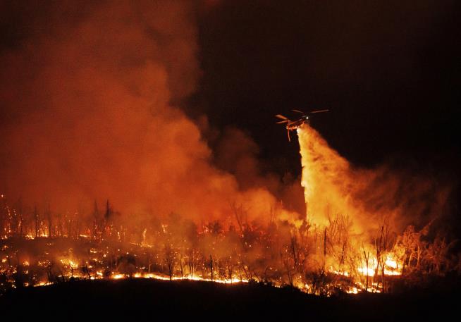 Fire Cancels Fireworks in California City