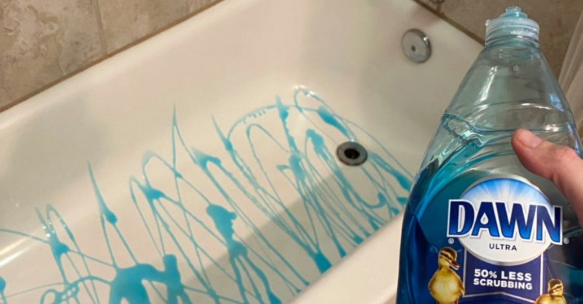 Always Squirt Dish Soap in Your Bath at Night, Here's Why