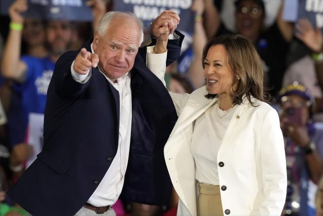 Harris Stops 'Lock Him Up' Chant at Campaign Rally