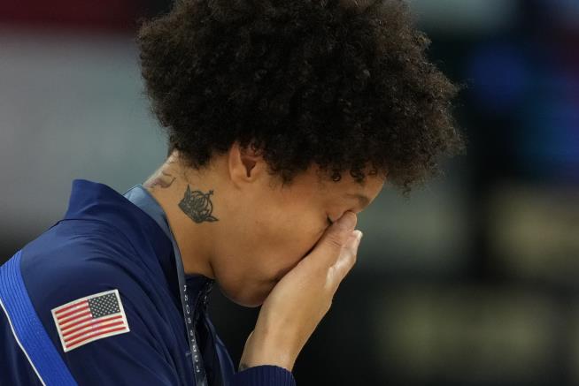 Brittany Griner Couldn't Hold Back the Tears