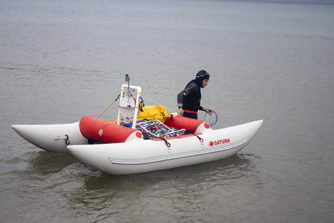 He Swam Halfway Across Lake Michigan. Then His GPS Batteries Failed