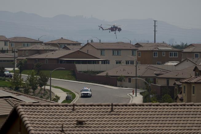 Out-of-Control Wildfire Rages in California Heat