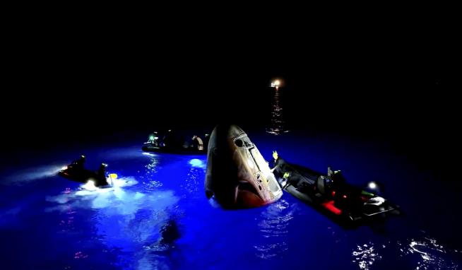 Billionaire-Led Crew Returns Safely to Earth