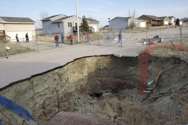 This Midwest Neighborhood Is Plagued by Sinkholes