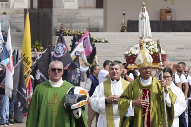 180K Bikers Gather for Fatima Helmet Blessing