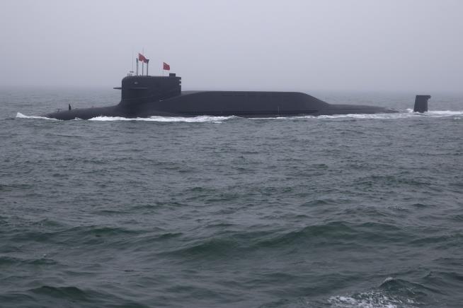 China's Newest Submarine, Nearly Completed, Sinks