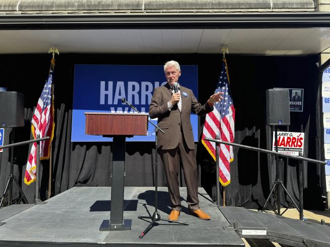 Bill Clinton Hits Campaign Trail for Kamala Harris