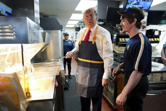 Trump Really Did Just Work at a McDonald's