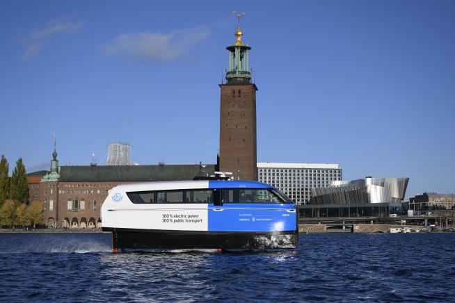 Stockholm Launches World's First High-Tech Electric Ferry