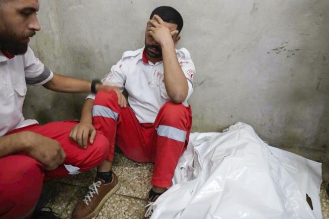 Gaza Medic Moving Body: 'Oh God... She's My Mother!'