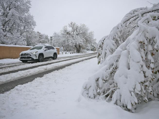 New Mexico's First Blizzard Cuts Power, Closes Schools