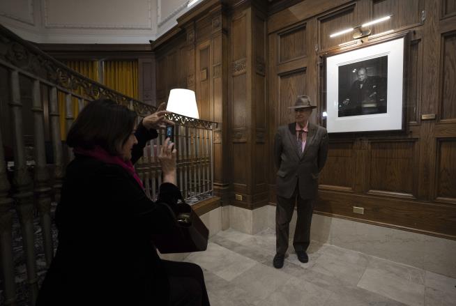 Churchill Portrait Stolen During COVID Comes Home