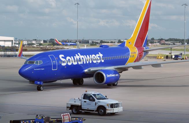 Looks Like Someone Shot at a Southwest Plane