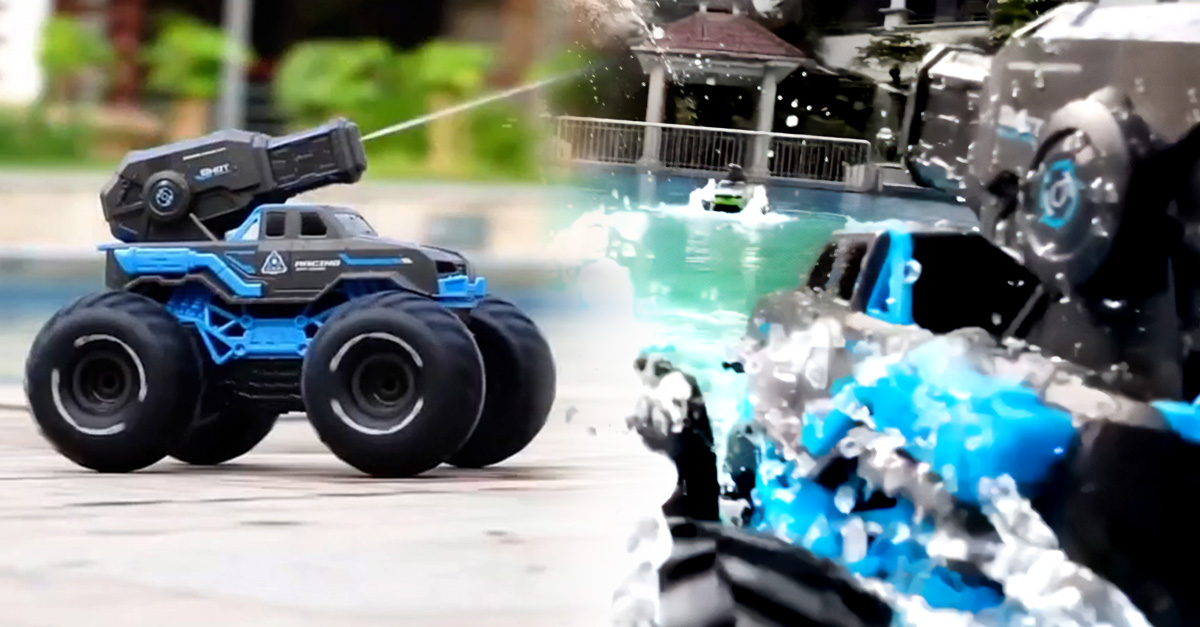 This Cheap RC Truck With Water Gun Might Just Be the Best Selling Gift of 2024