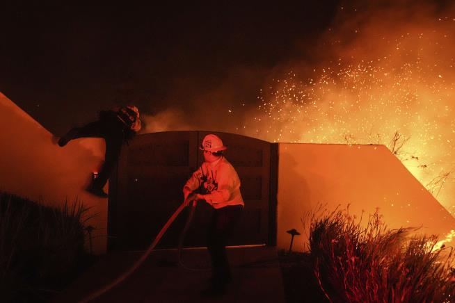 'So Scary': Calif. Brushfire Lights Up University