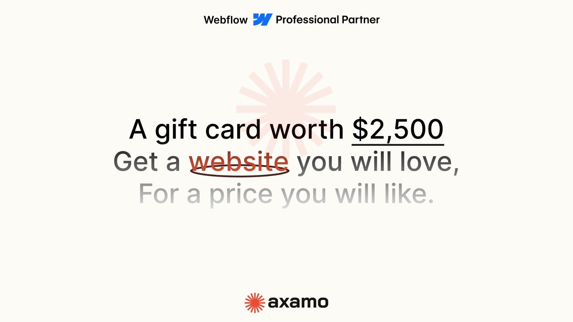 Newser Readers Only - a $2,500 Gift Card Towards Your Next Webflow Project