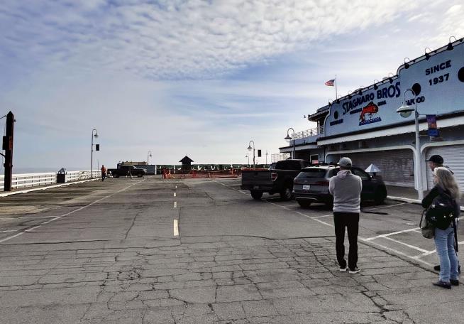 3 Are Dumped Into Ocean When Wharf Partially Collapses