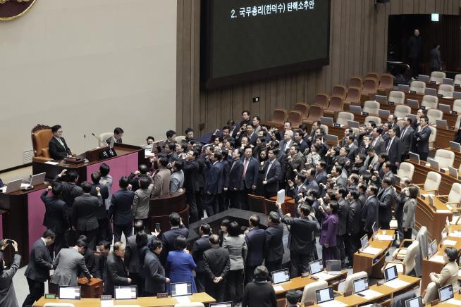 South Korea Impeaches Acting President