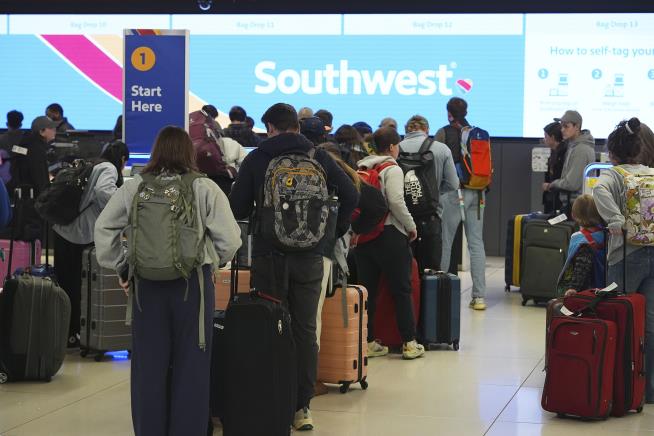 US Sues Southwest Over 'Chronically Delayed' Flights