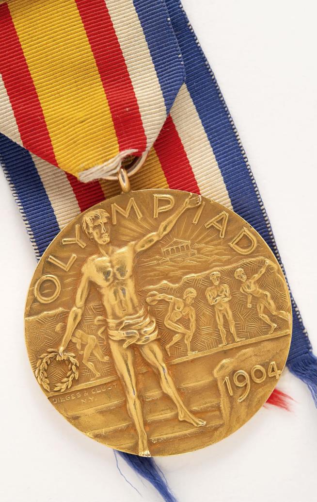 Rare 1904 Olympic Gold Medal Goes Up for Auction