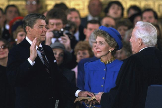 The Cold Forced Reagans to Move Inauguration Indoors