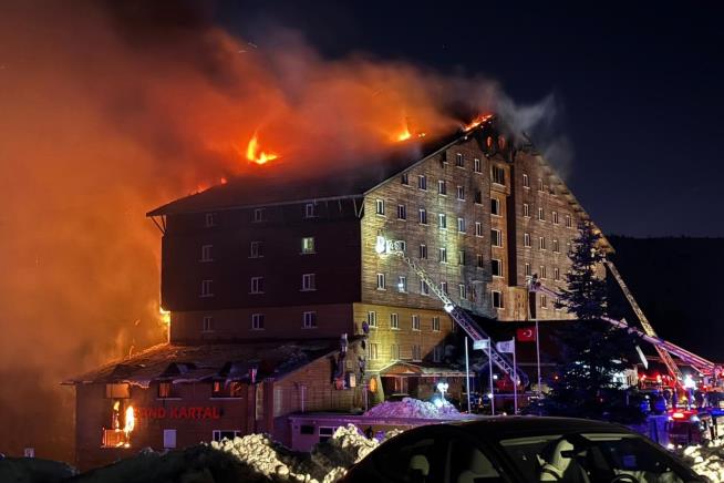 66 Dead in Fire at Packed Ski Resort Hotel