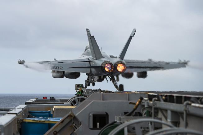 Fishing Boat Rescues Pilots After Navy Jet Crashes