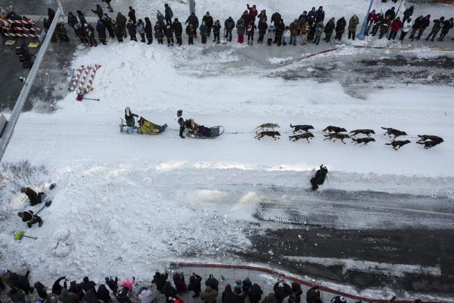 Lack of Snow Alters Snowshoe Softball Game