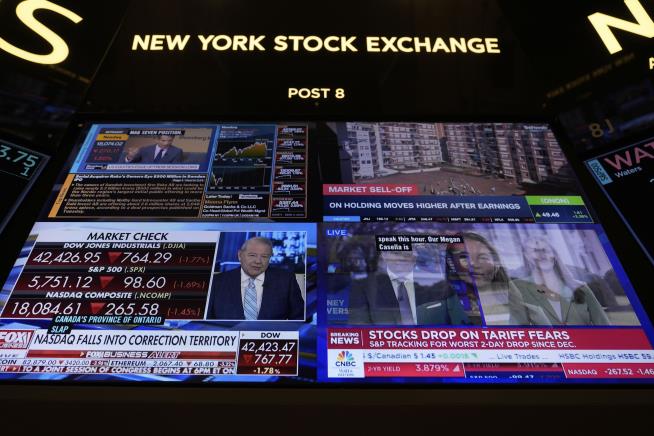 Stocks Fall Again as Trade War Escalates