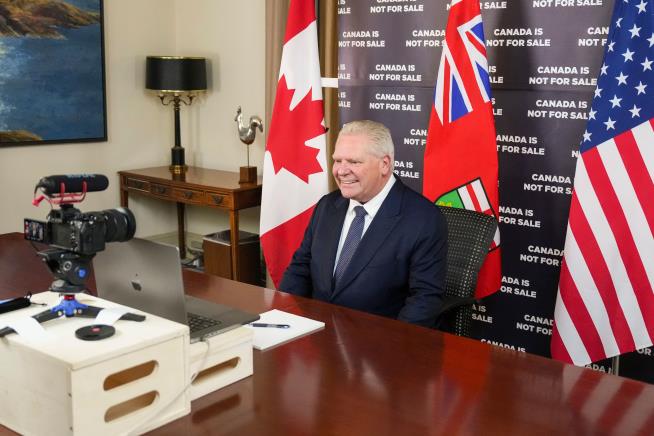 In War of Words, Ontario's Leader Cites 'Trump Recession'