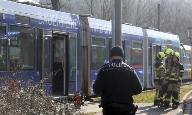 Woman Set Aflame on Tram in Germany