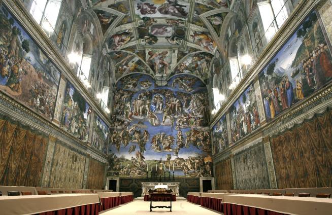 Vatican Gets Sistine Chapel Ready to Bunker Down