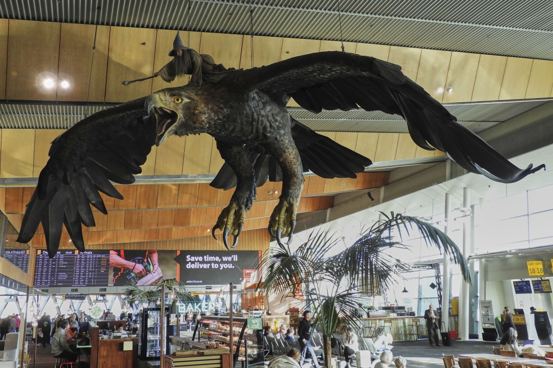 NZ Airport Is Taking Down Giant Hobbit Eagles