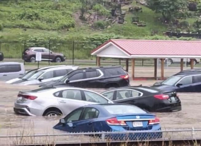 200 Rescued From School as Flood Waters Reach Ceiling
