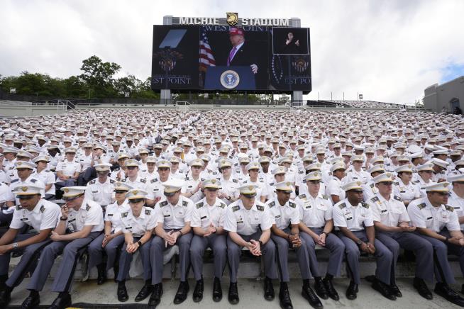 Trump Tells West Point Class He's Rebuilt the Military