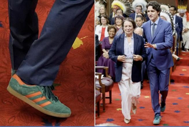 Justin Trudeau Wore Some Sharp Shoes for King's Visit